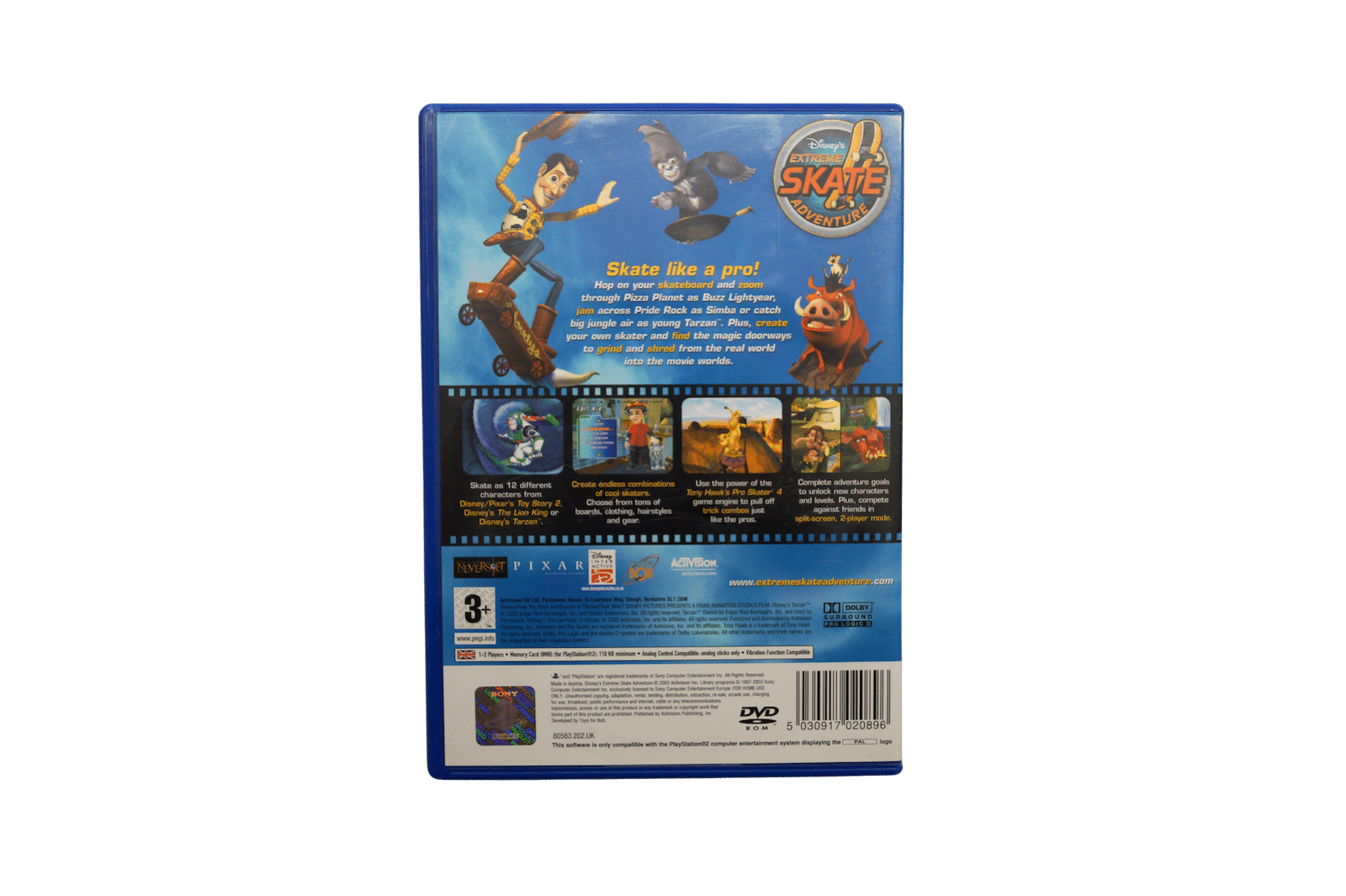 Disneys Extreme Skate Adventure – PS2 (Brugt)