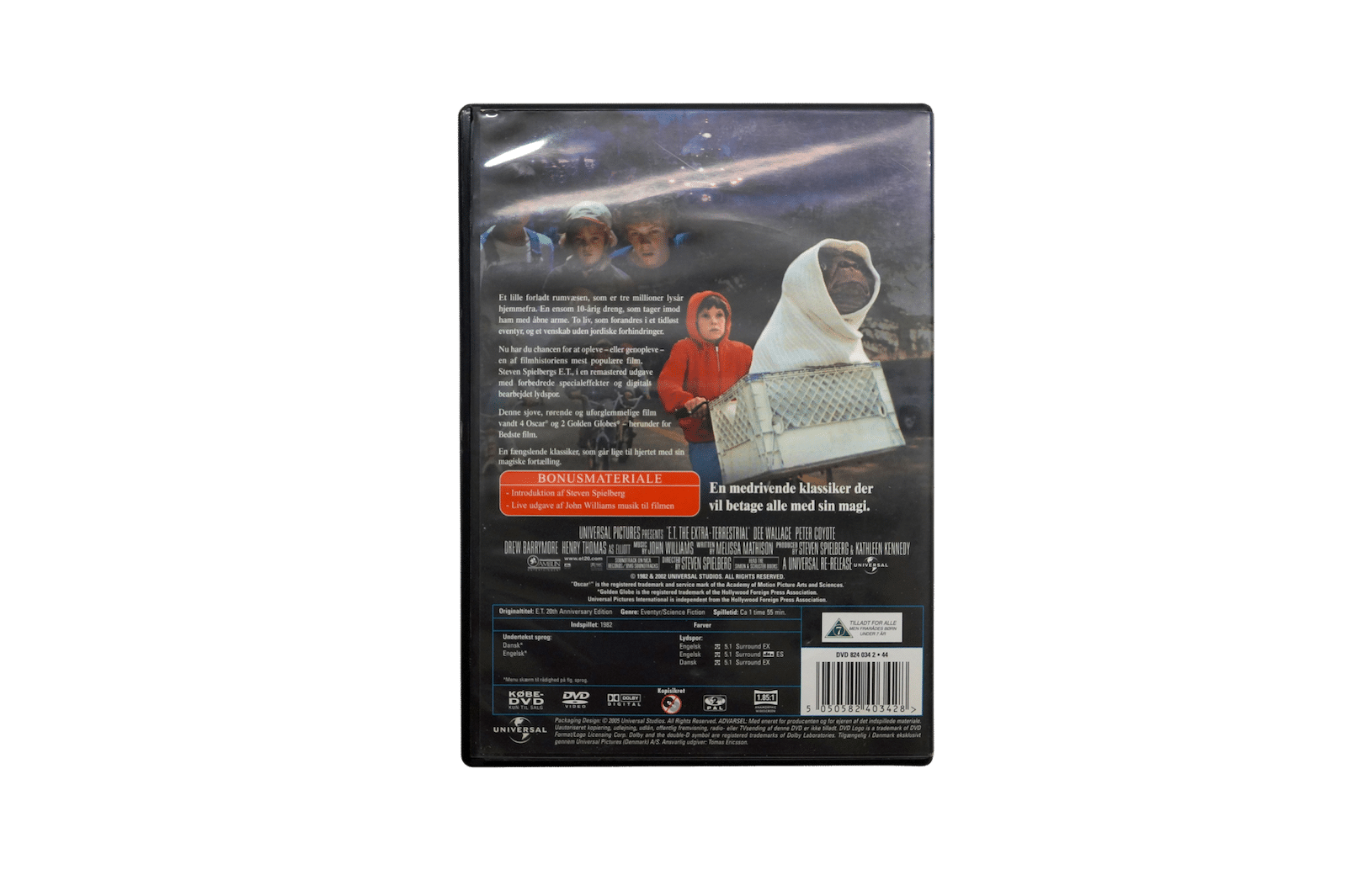 E.T. The Extra-Terrestrial – DVD (Brugt)