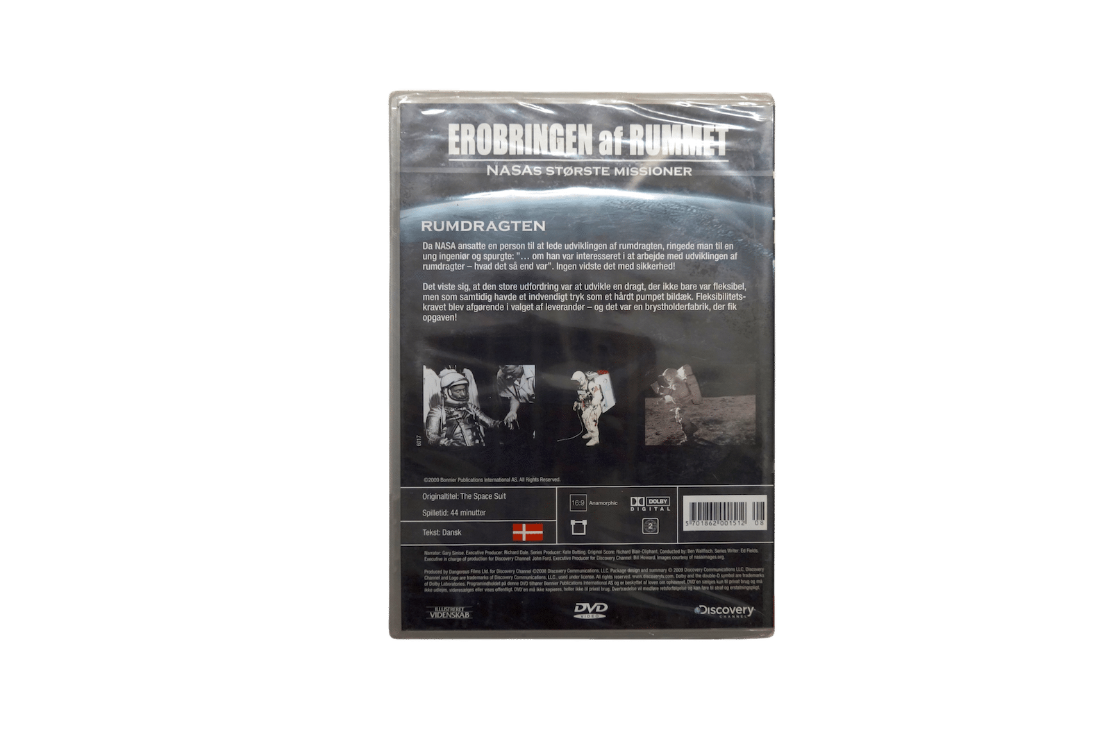 Erobringen af Rummet – NASAs Største Missioner: Rumdragten – DVD (Ny)