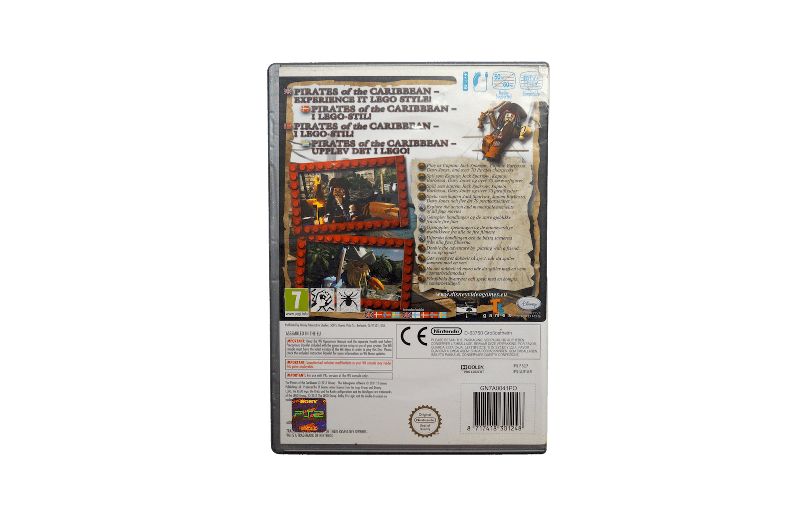 LEGO Pirates of the Caribbean: The Video Game – Nintendo Wii (B