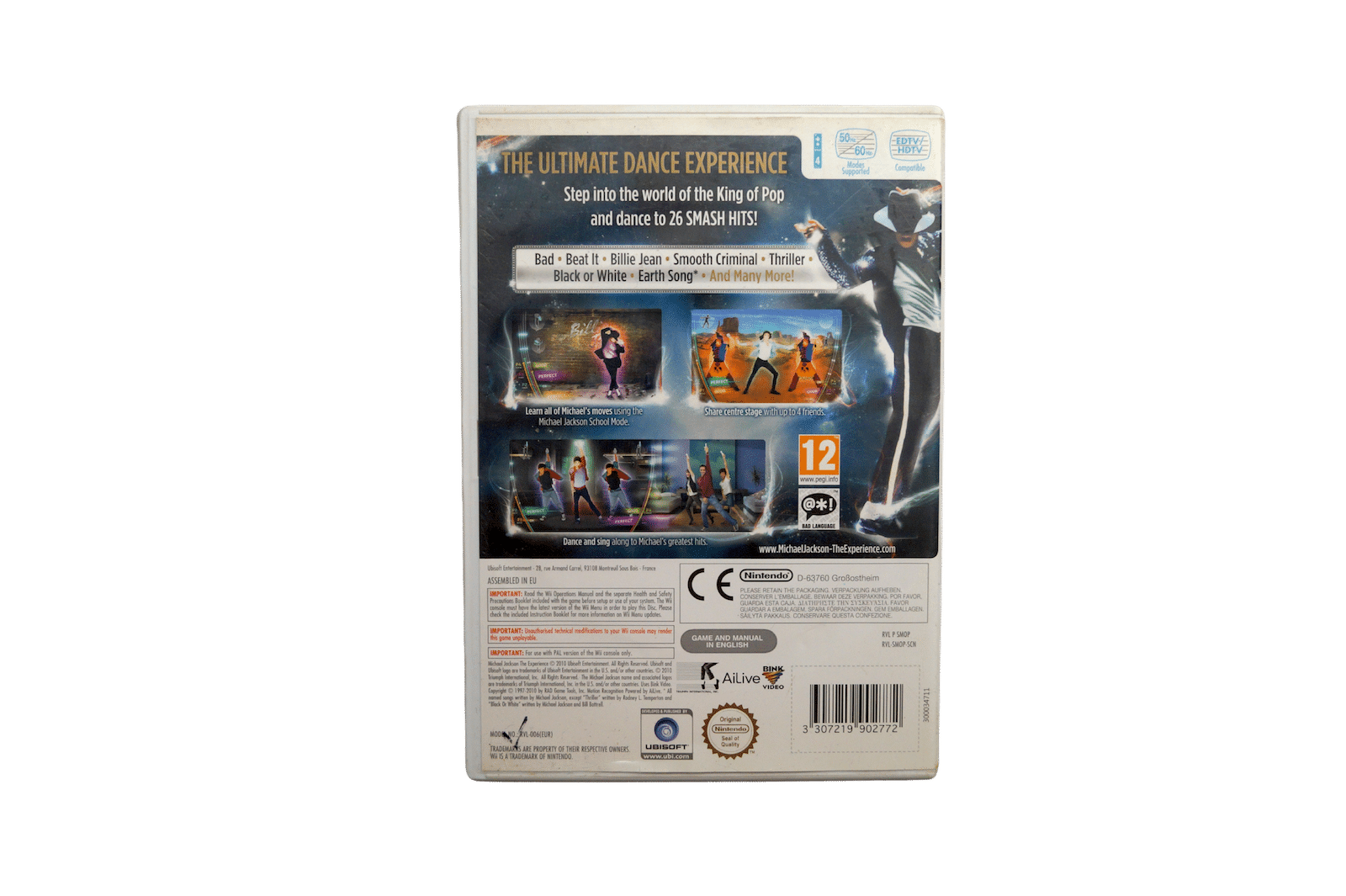 Michael Jackson The Experience – Nintendo Wi