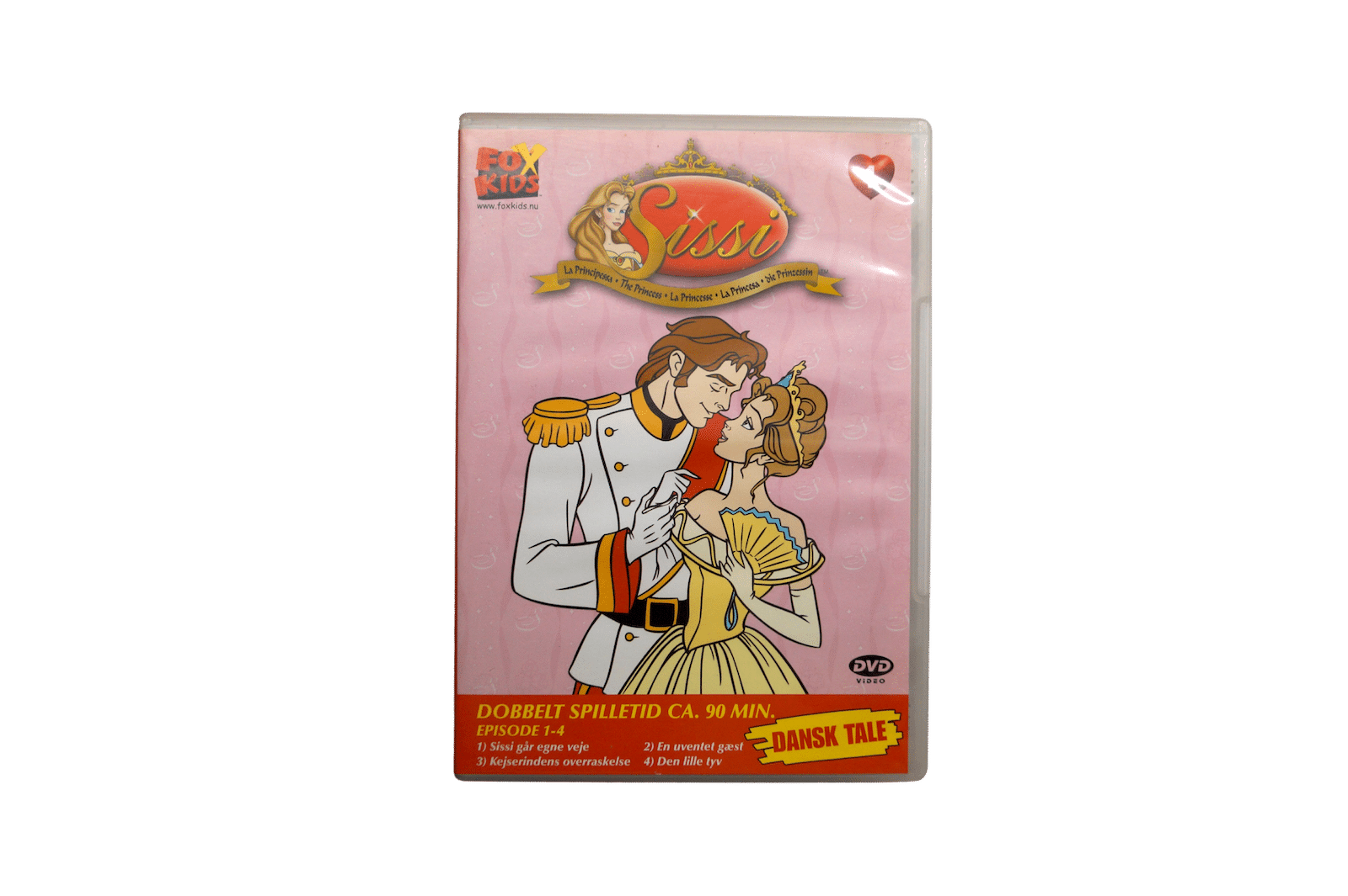Prinsesse Sissi – Episode 1-4 – DVD (Brugt)