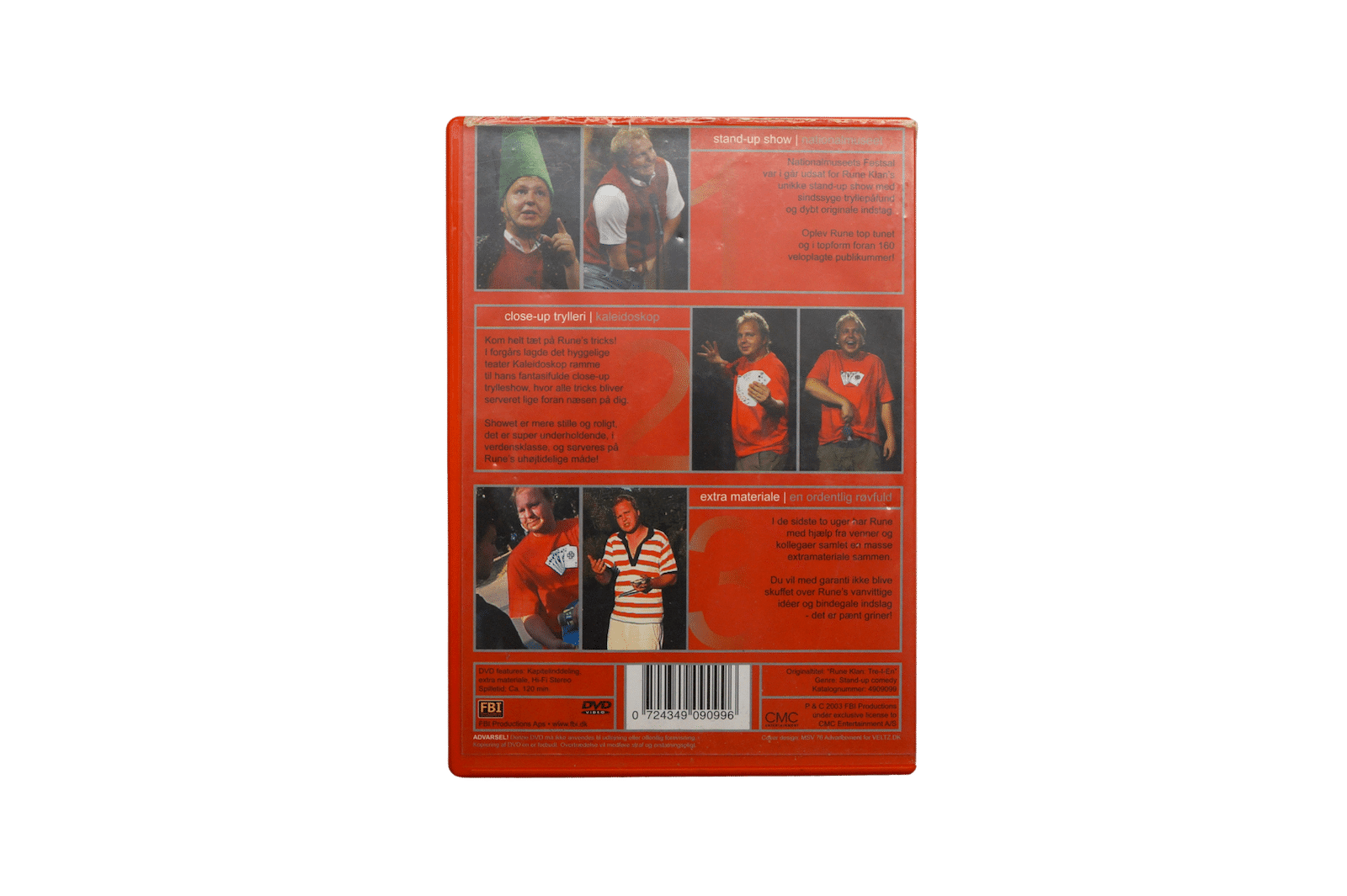Rune Klan – Tre-i-En – DVD (Brugt)