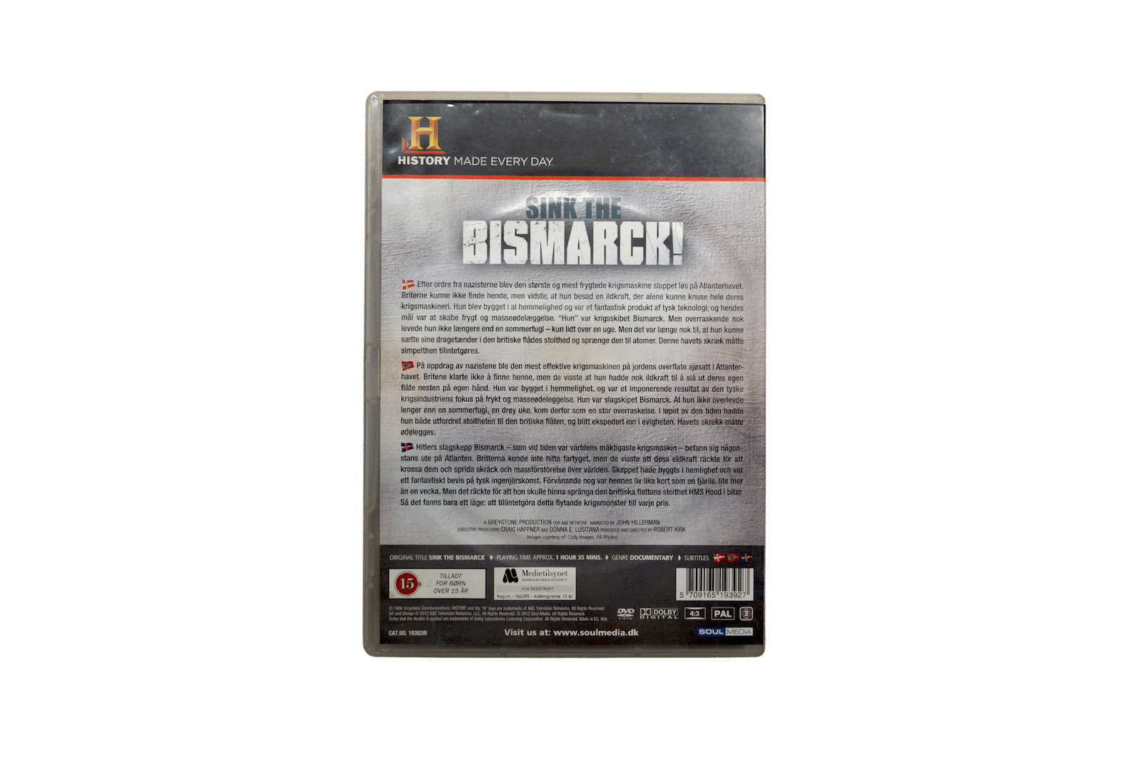Sink the Bismarck! – 70th Anniversary Commemorative Edition – DVD (Brugt)