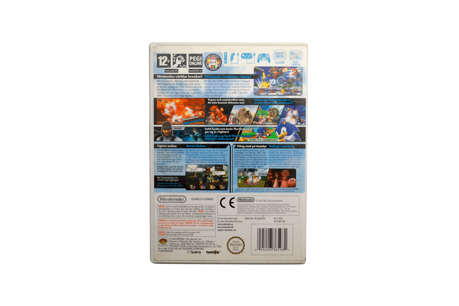 Super Smash Bros. Brawl – Nintendo Wii (Brugt)