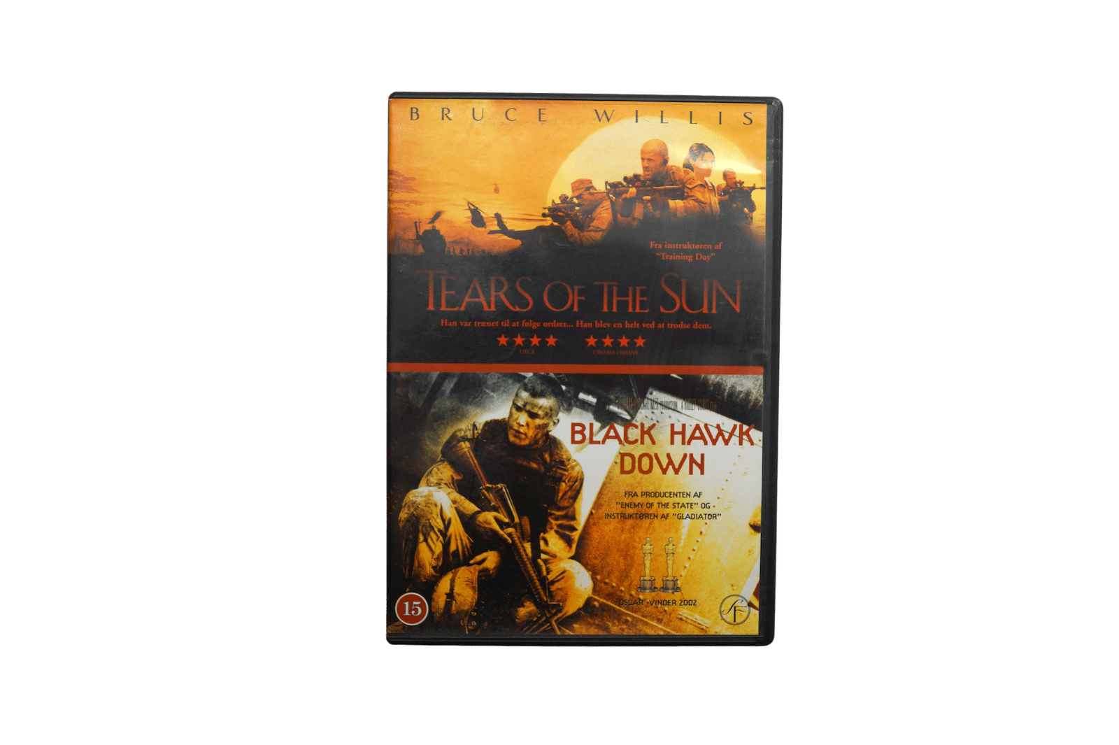 Tears of the Sun / Black Hawk Down – 2 Film – DVD (Brugt)