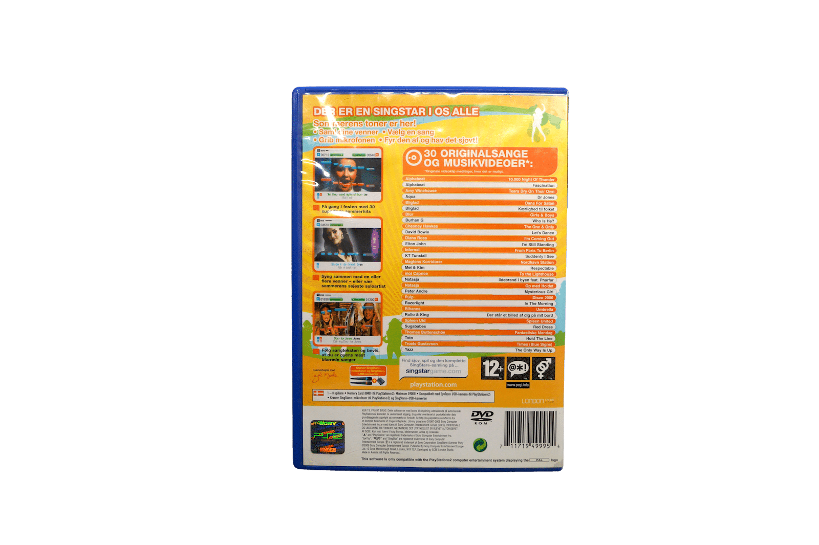 SingStar Summer Party – PS2 (Brugt)