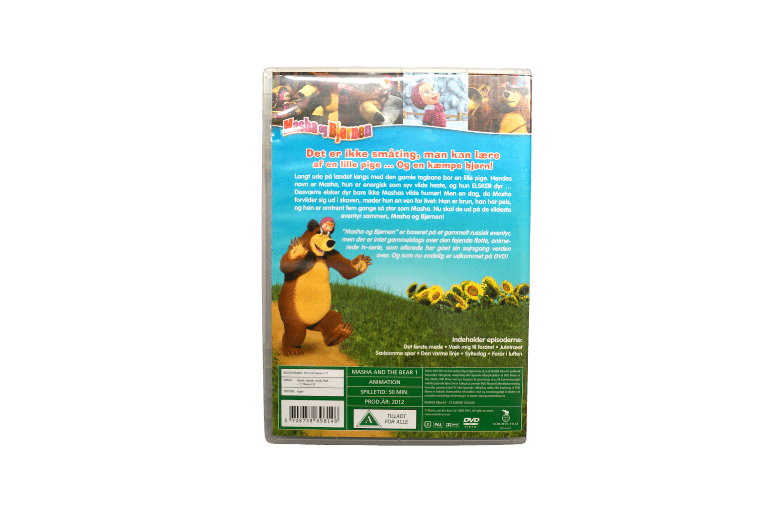 Masha og Bjørnen – Det første møde – DVD (Brugt)