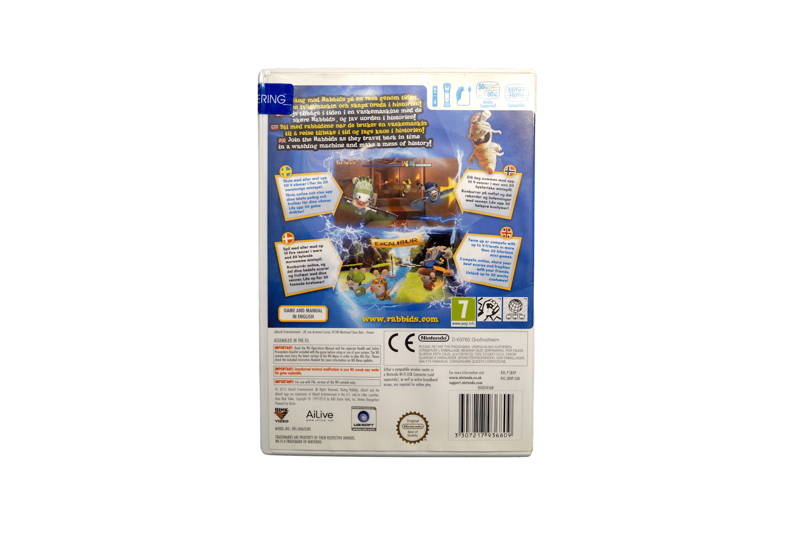Raving Rabbids: Travel in Time – Nintendo Wii (Brugt)