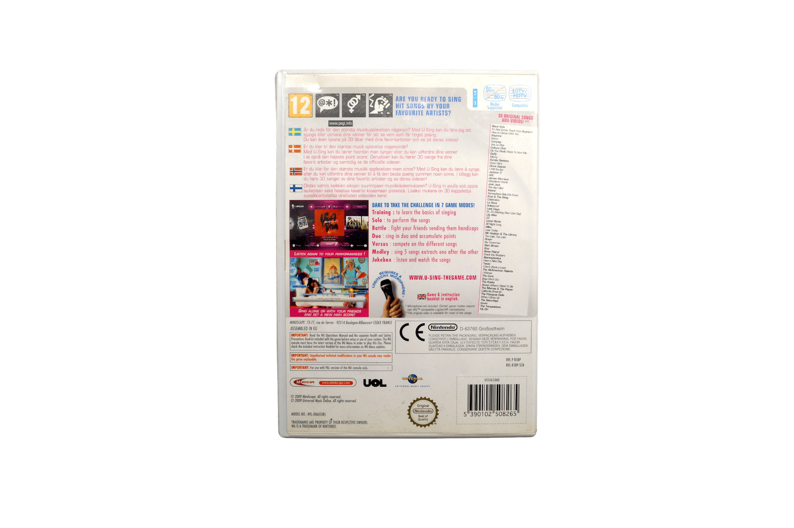 U-Sing – Nintendo Wii (Brugt)