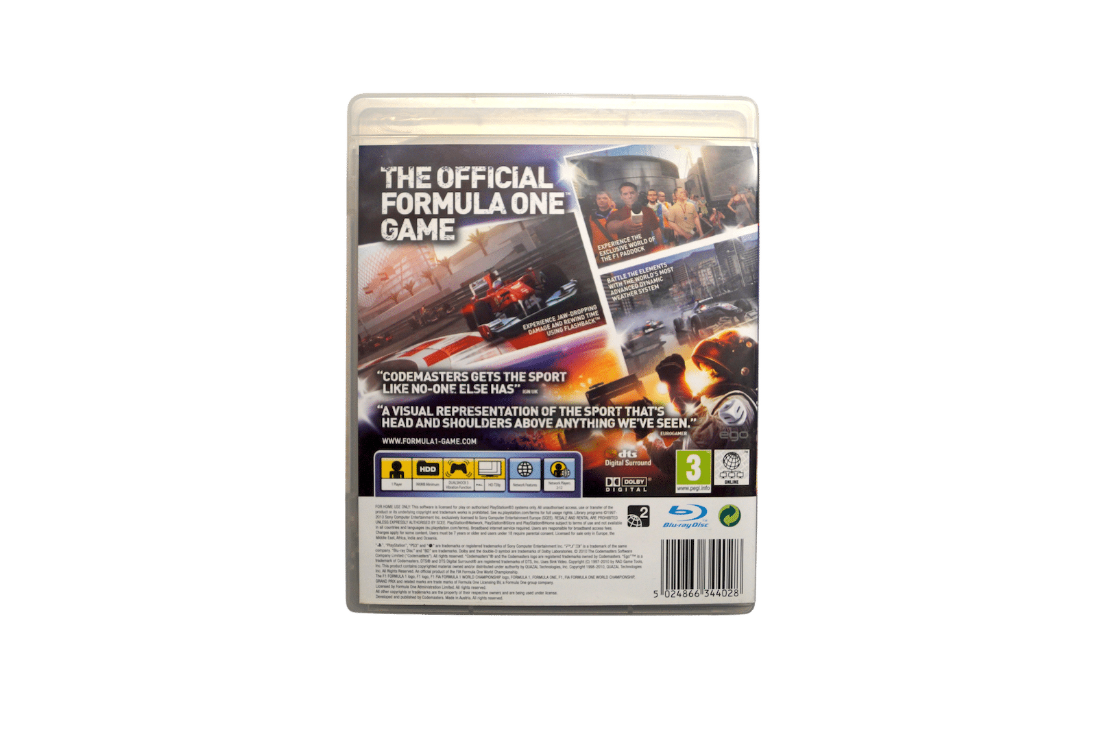 Formula 1 F1 2010 – PS3 (Brugt)