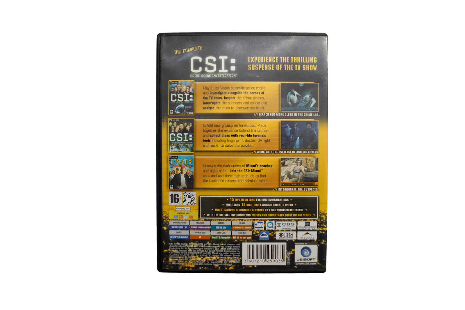 The Complete CSI: Crime Scene Investigation – PC (Brugt)