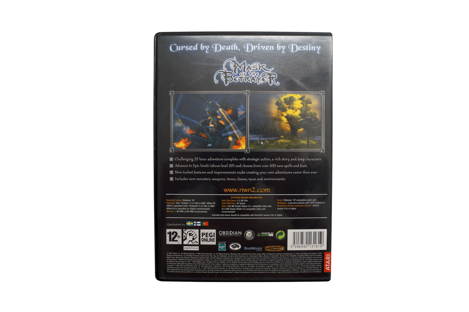 Neverwinter Nights 2: Mask of the Betrayer - Expansion Pack – PC (Brugt)
