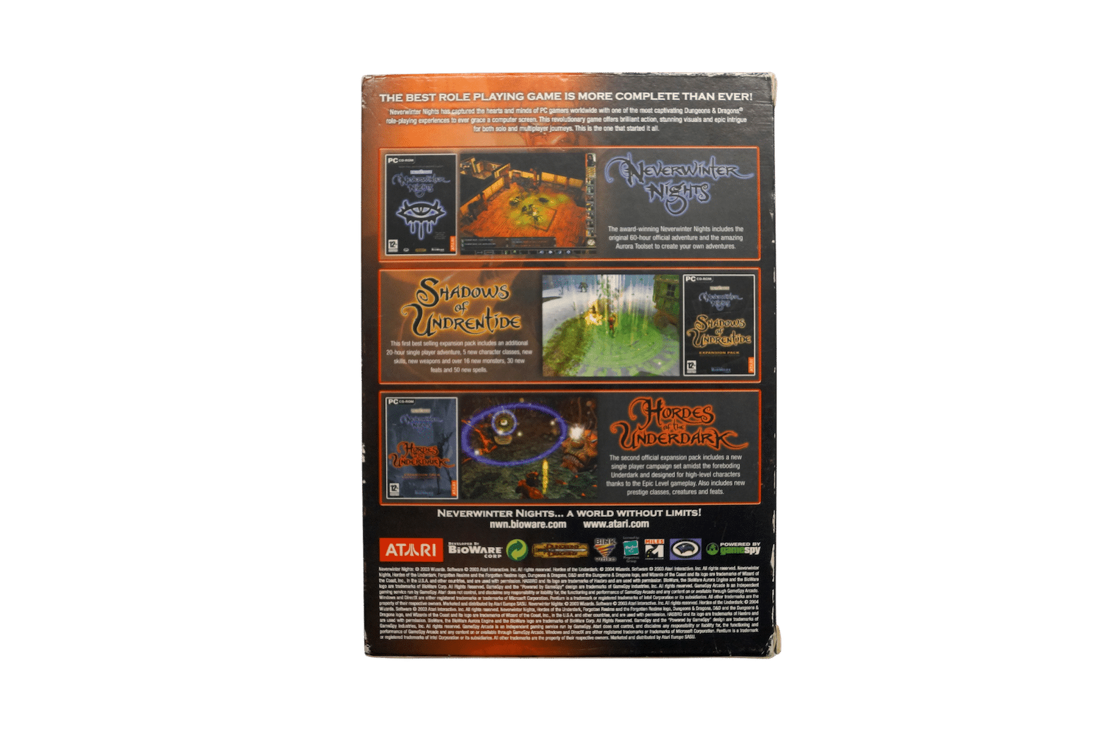 Neverwinter Nights – Totally (3 Game Boxset) – PC (Brugt)