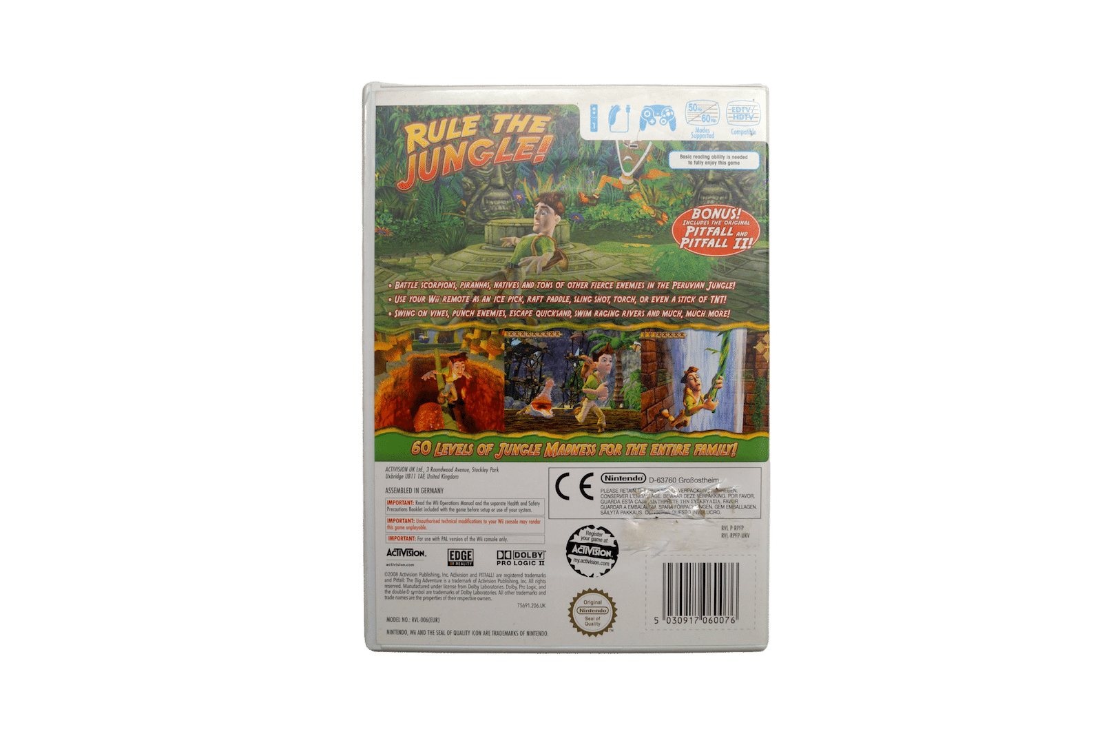 Pitfall: The Big Adventure – Nintendo Wii (Brugt)