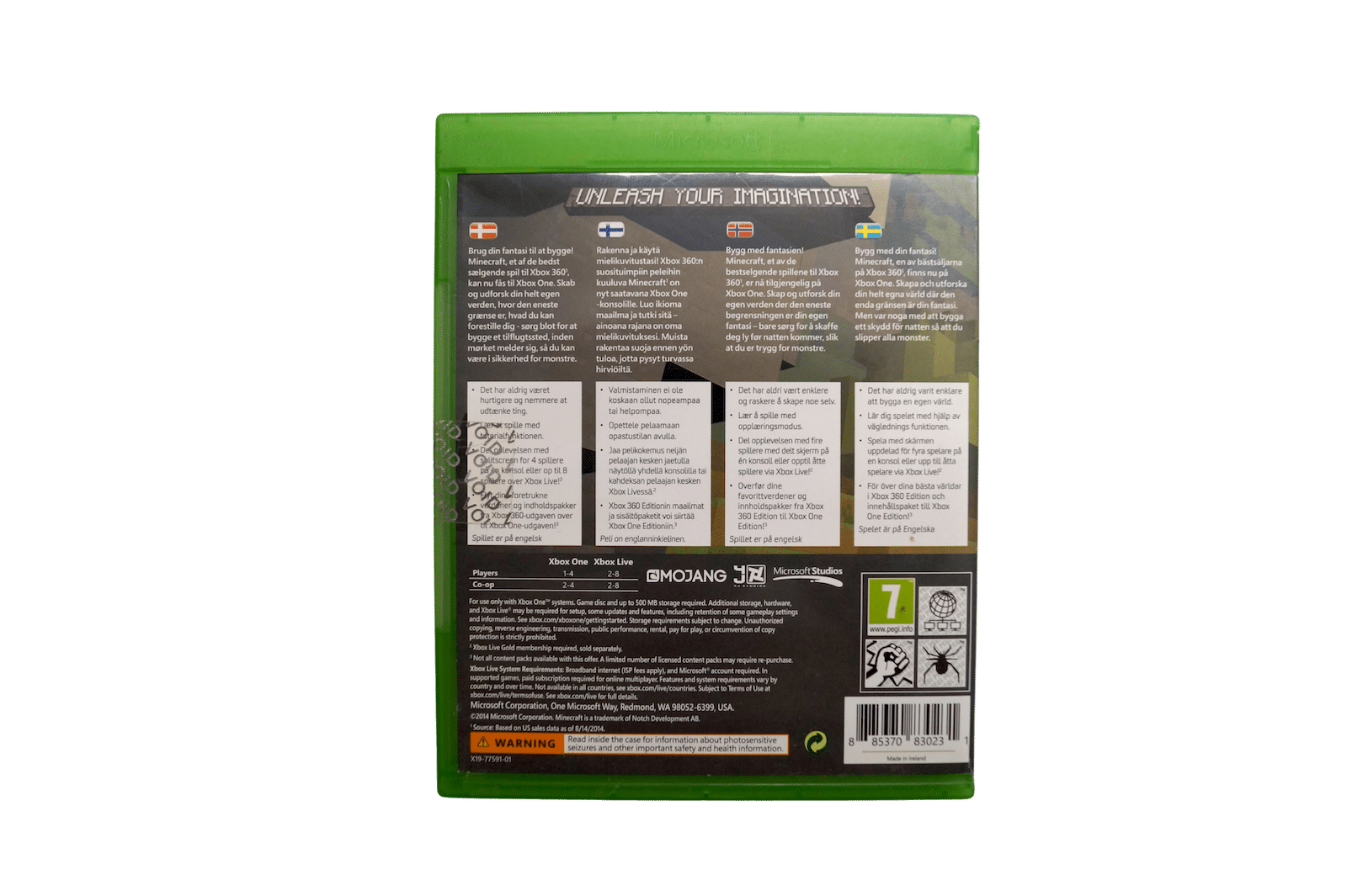 Minecraft – Xbox One Edition – Xbox One (Brugt)