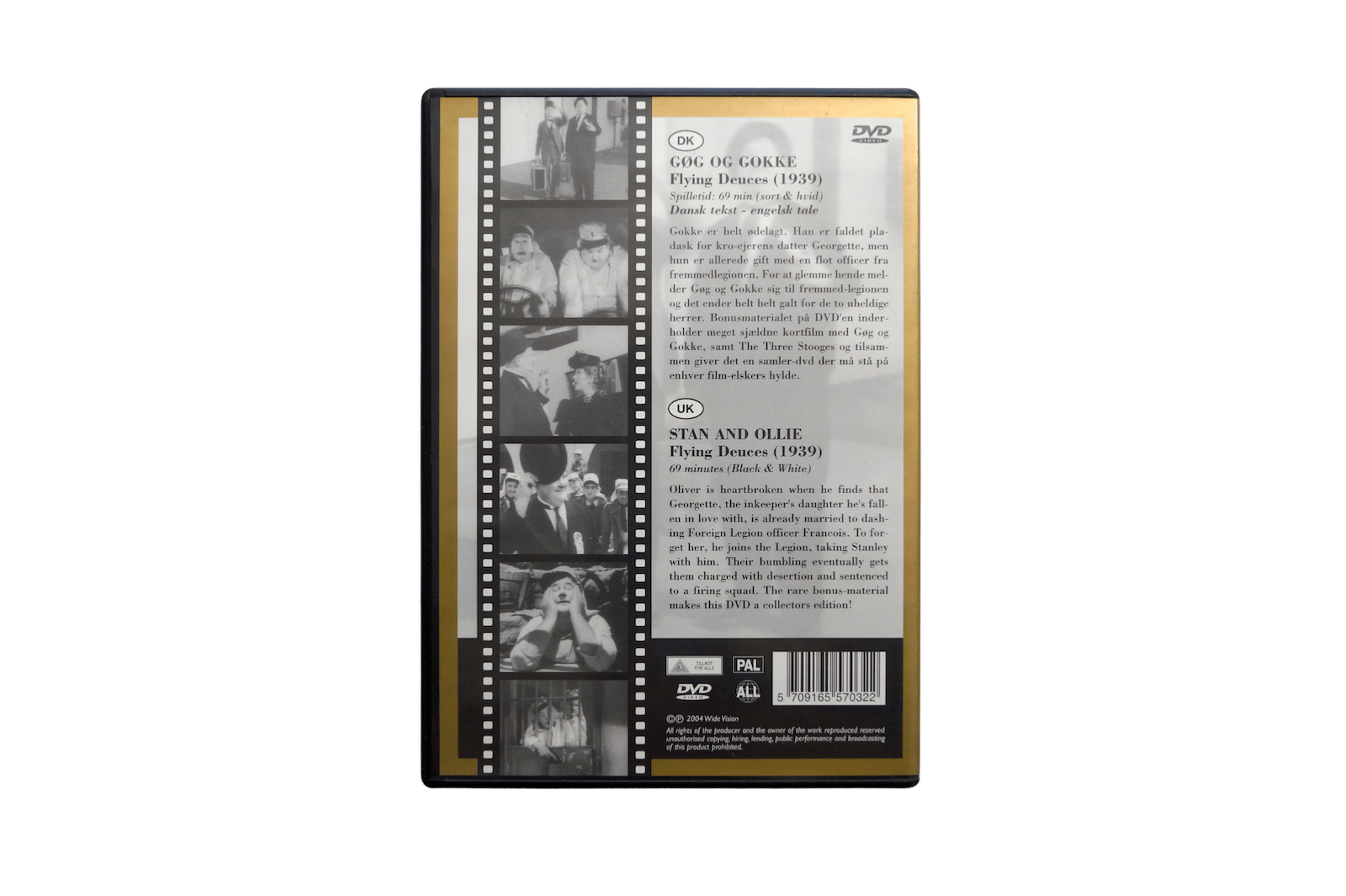 Gøg og Gokke: Flying Deuces – The Golden Collection – DVD (Brugt)