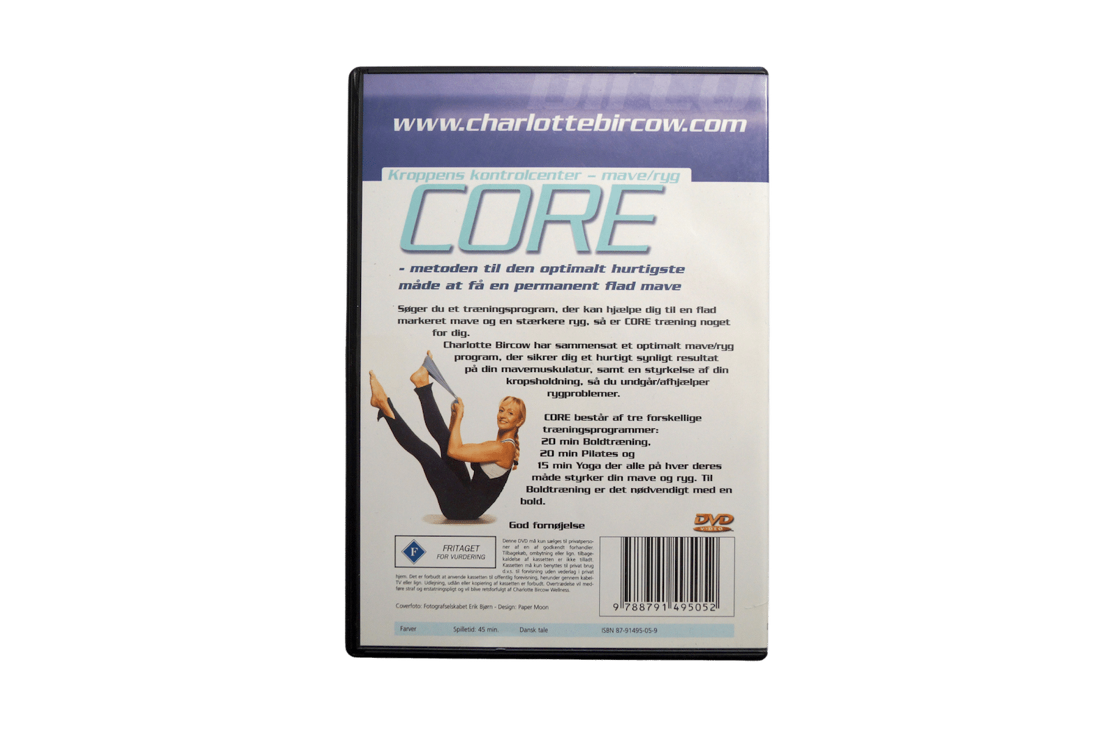Core – Charlotte Bircow Trænings DVD (Brugt)