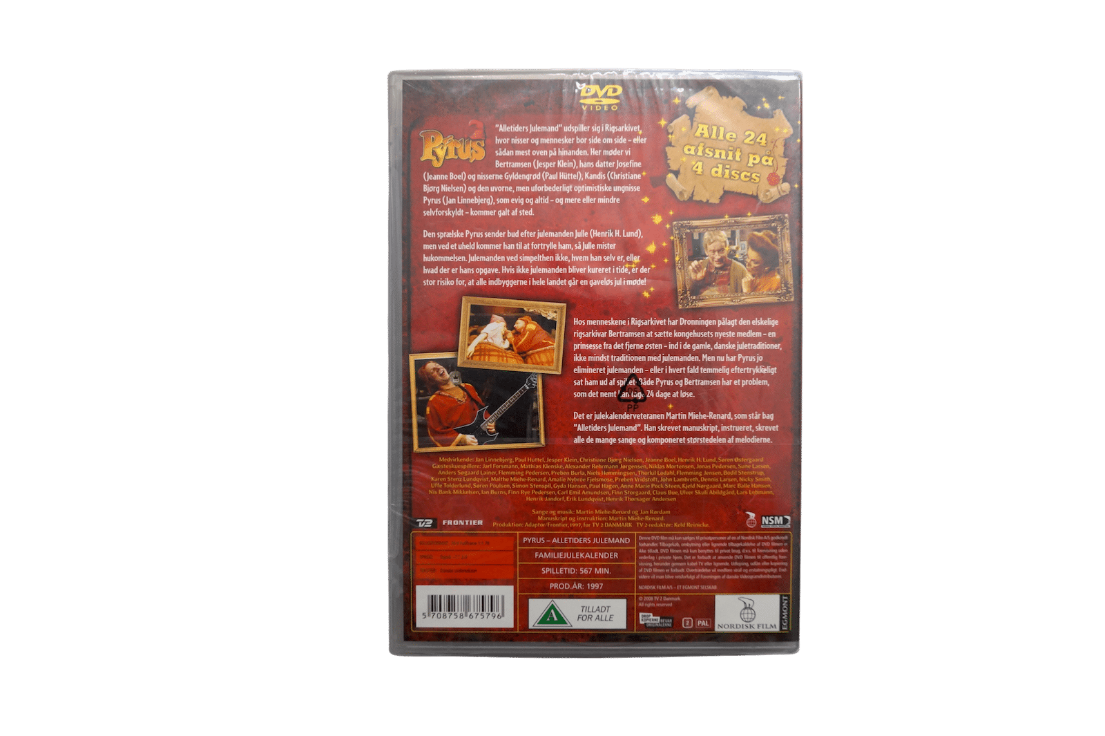 Pyrus – Alletiders Julemand – 4 Discs – DVD (Ny)