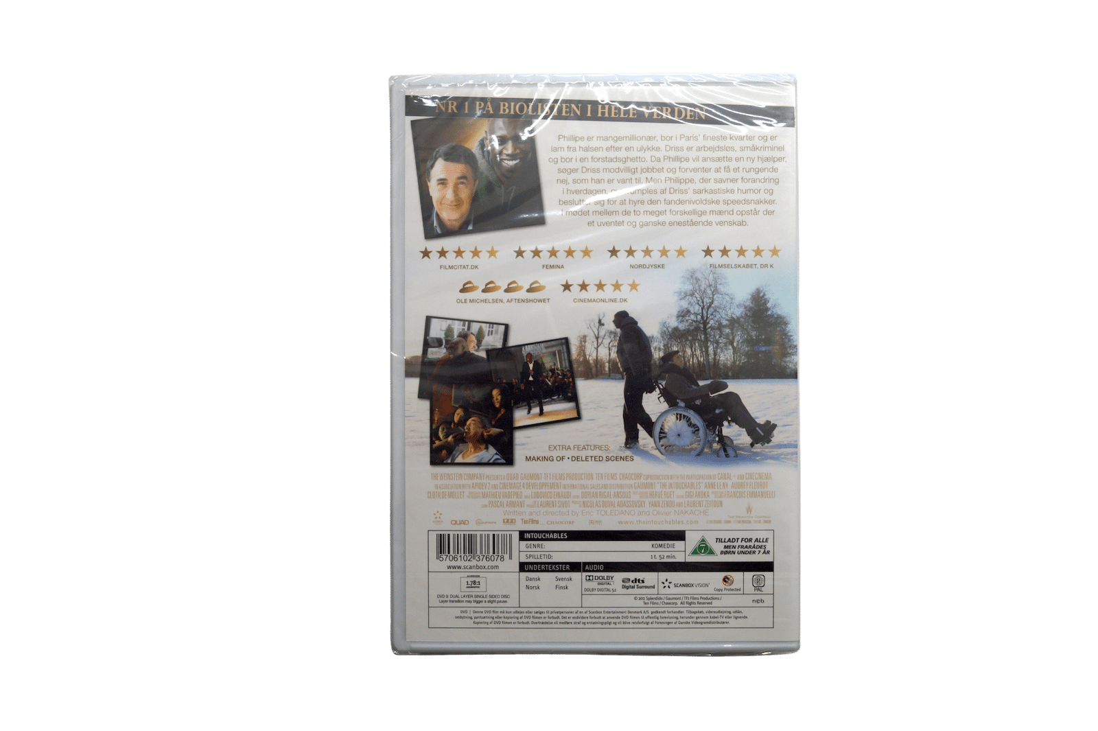 De urørlige – DVD (Ny)