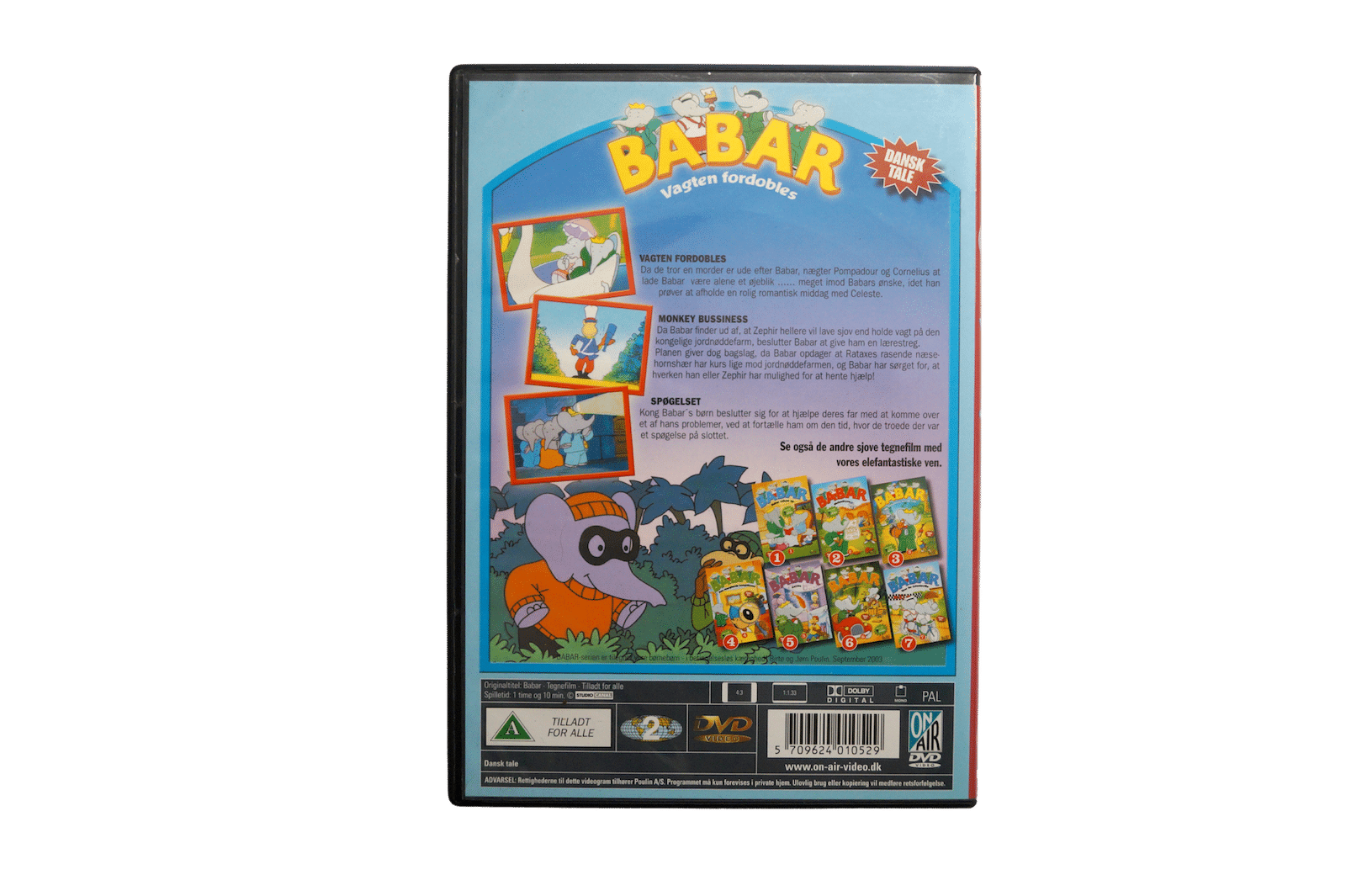 Babar: Vagten fordobles – DVD (Brugt)