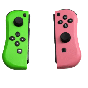 Trådløse Joy-Con Kompatible Controllere – Neon Grøn & Pink – Nintendo Switch (Brugt)