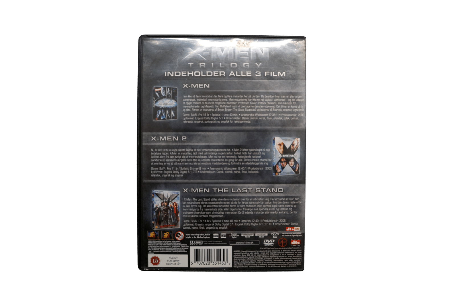 X-Men Trilogy – DVD (Brugt)