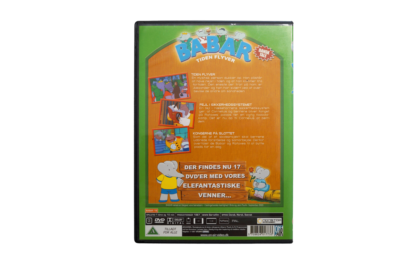 Babar: Tiden flyver – DVD (Brugt)