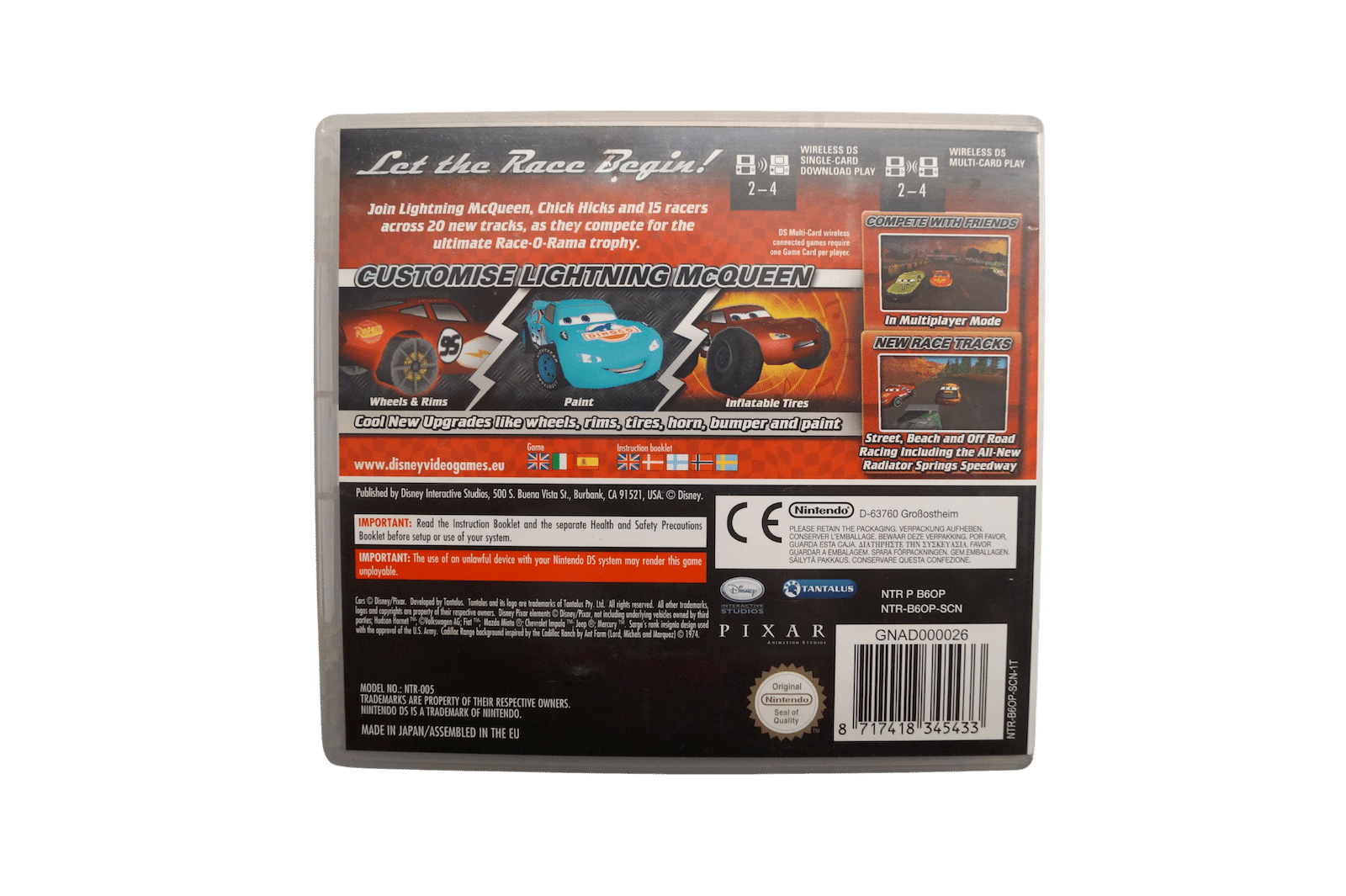Disney Pixar Cars Race-O-Rama – Nintendo DS (Brugt)