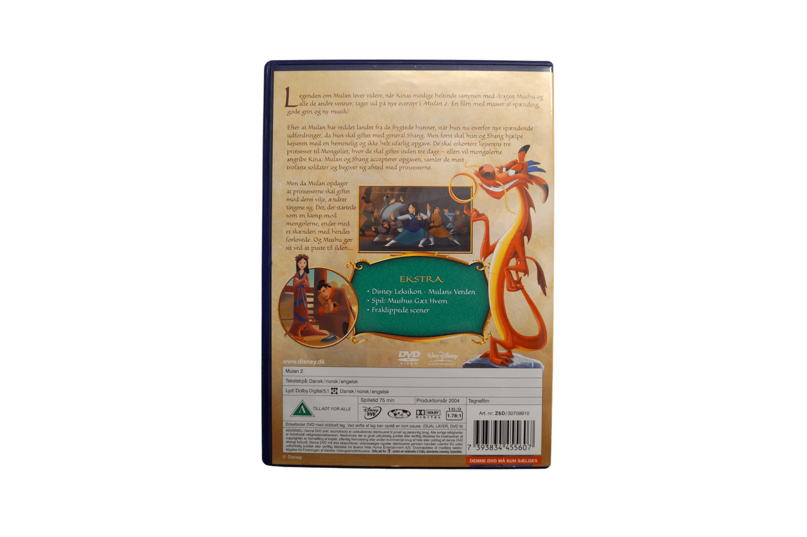 Disneys Mulan 2 – DVD (Brugt)