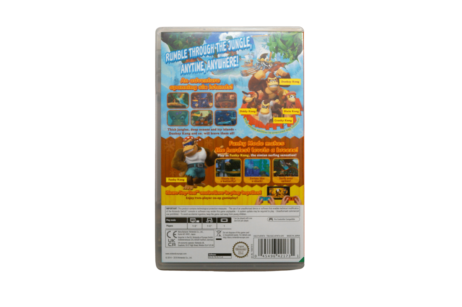 Donkey Kong Country: Tropical Freeze – Nintendo Switch (Brugt)