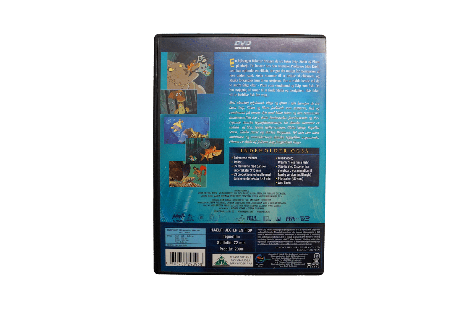 Hjælp! Jeg er en Fisk – DVD (Brugt)