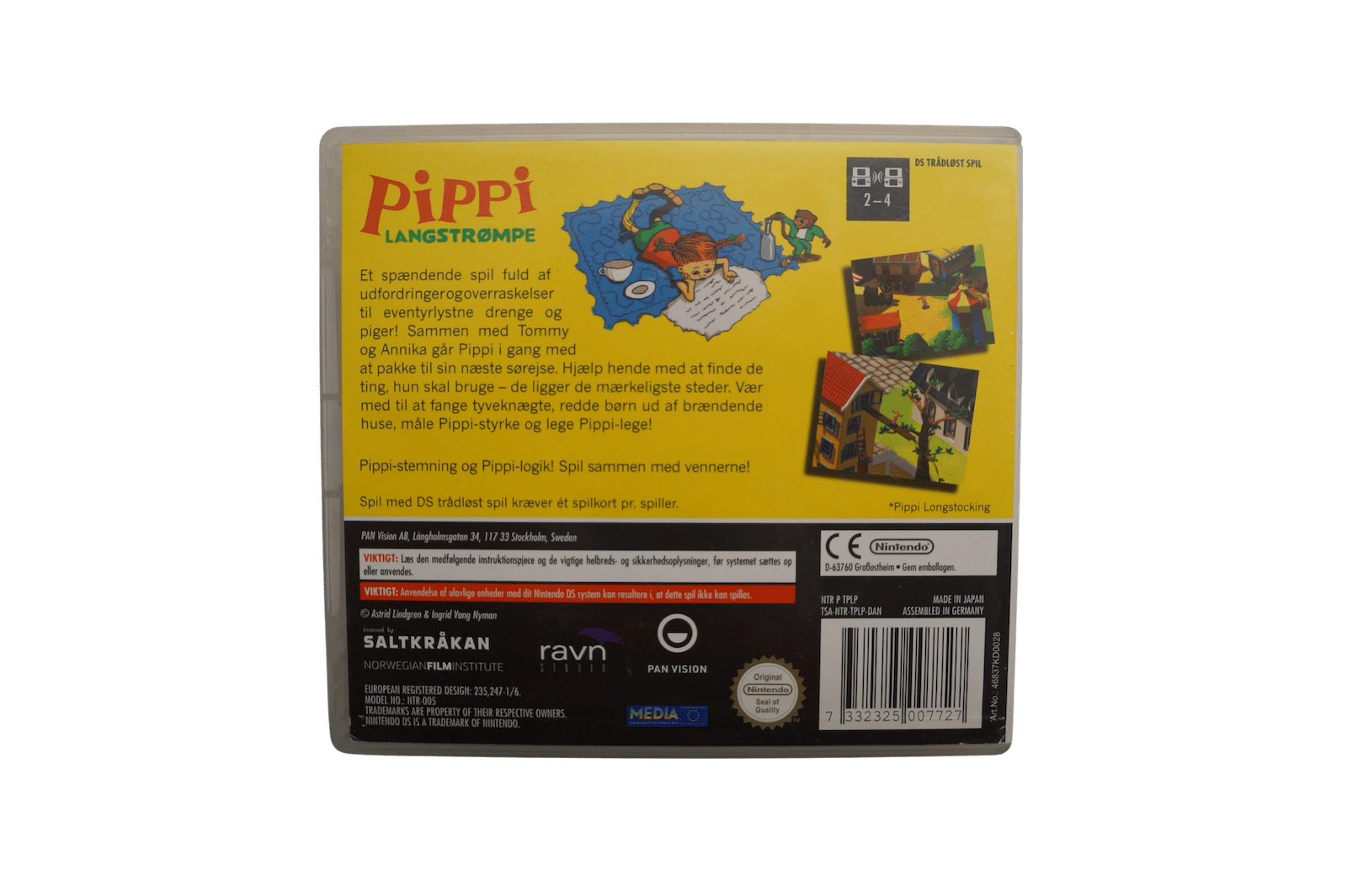 Pippi Langstrømpe – Nintendo DS (Brugt)