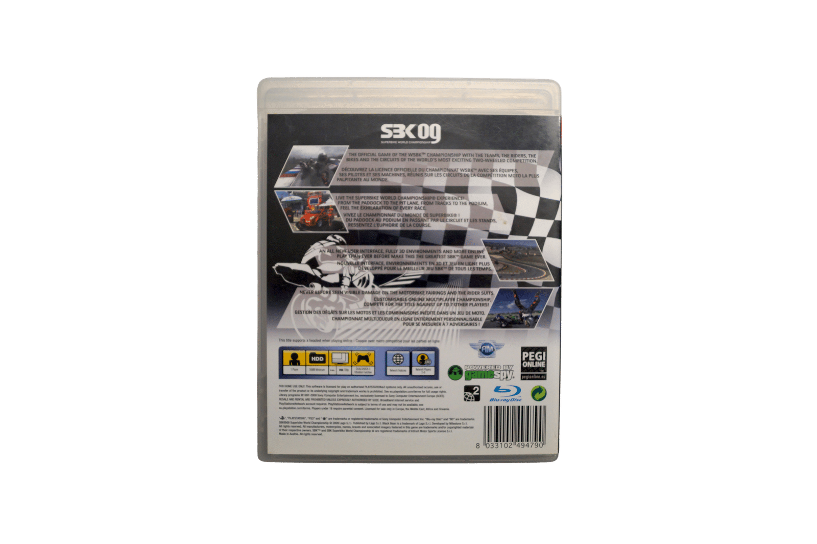 SBK 09 Superbike World Championship – PS3 (Brugt)
