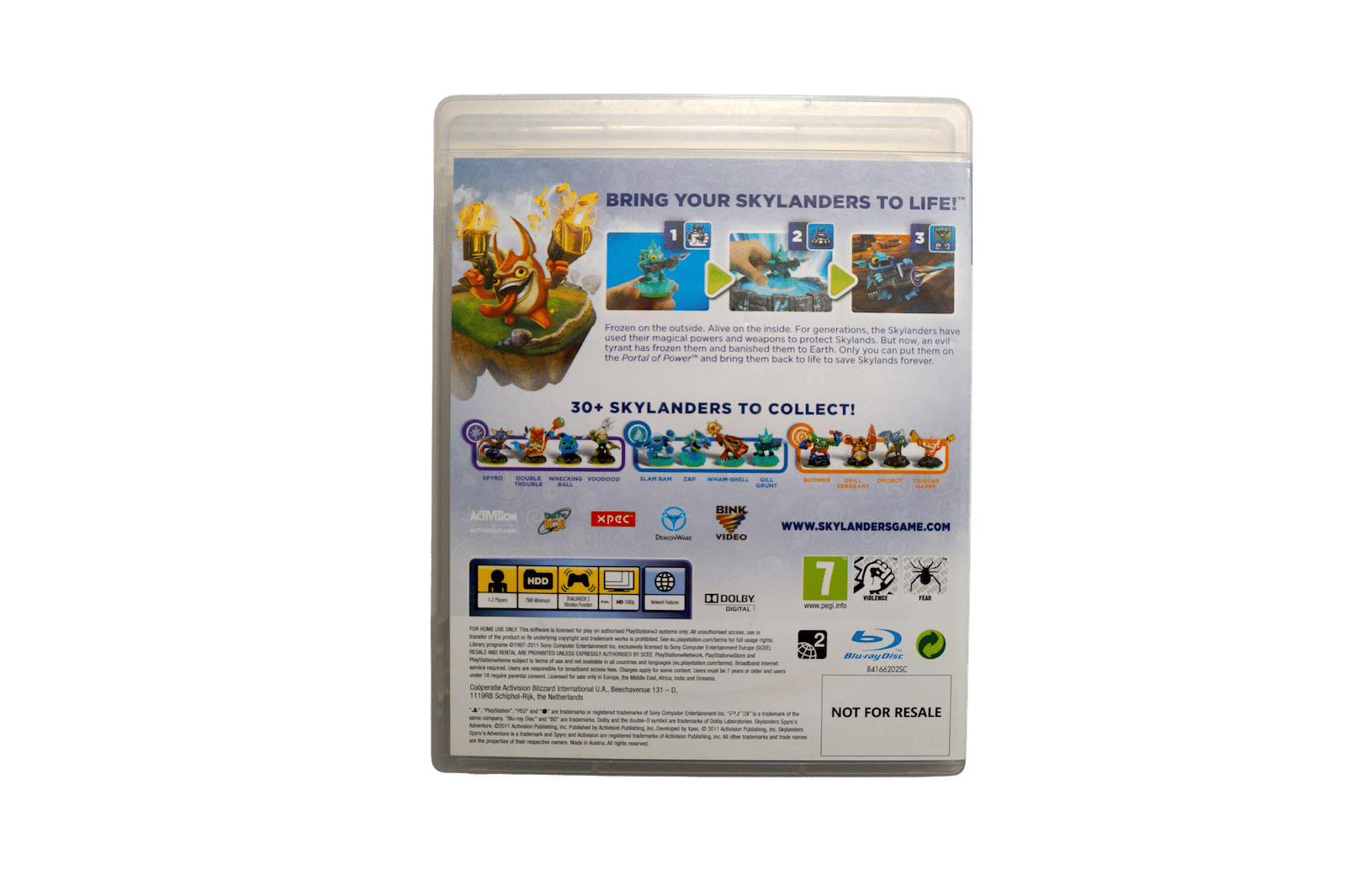 Skylanders Spyro's Adventure – PS3 (Brugt)