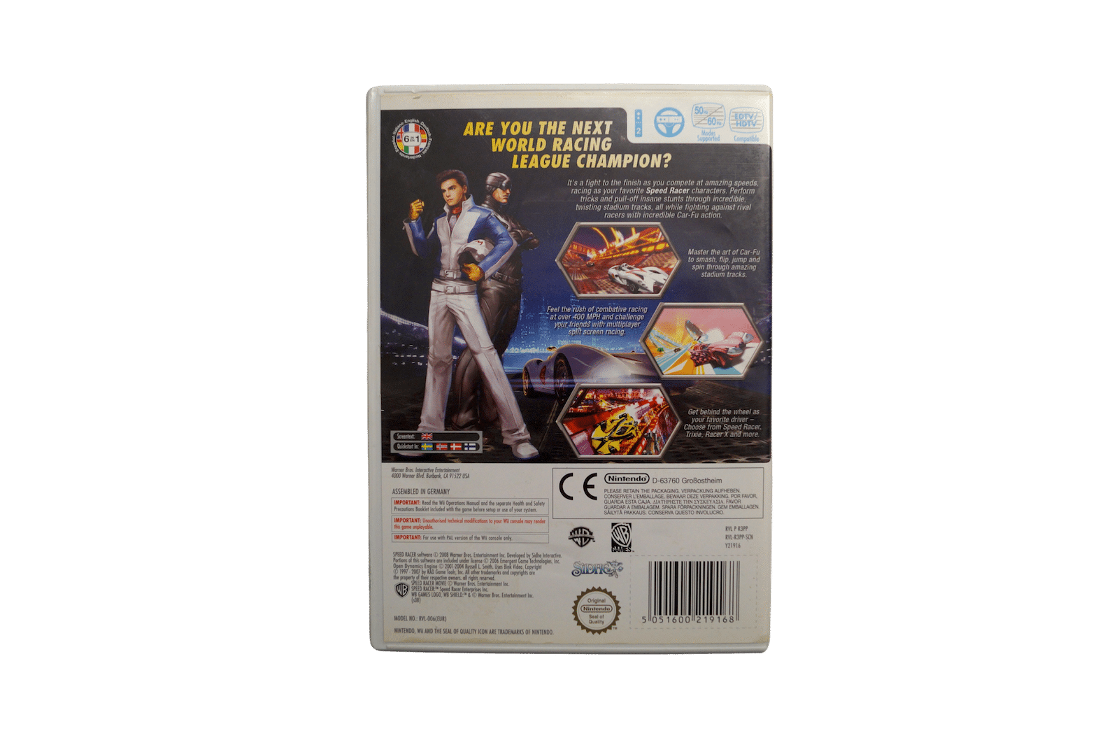 Speed Racer: The Videogame – Nintendo Wii (Brugt)