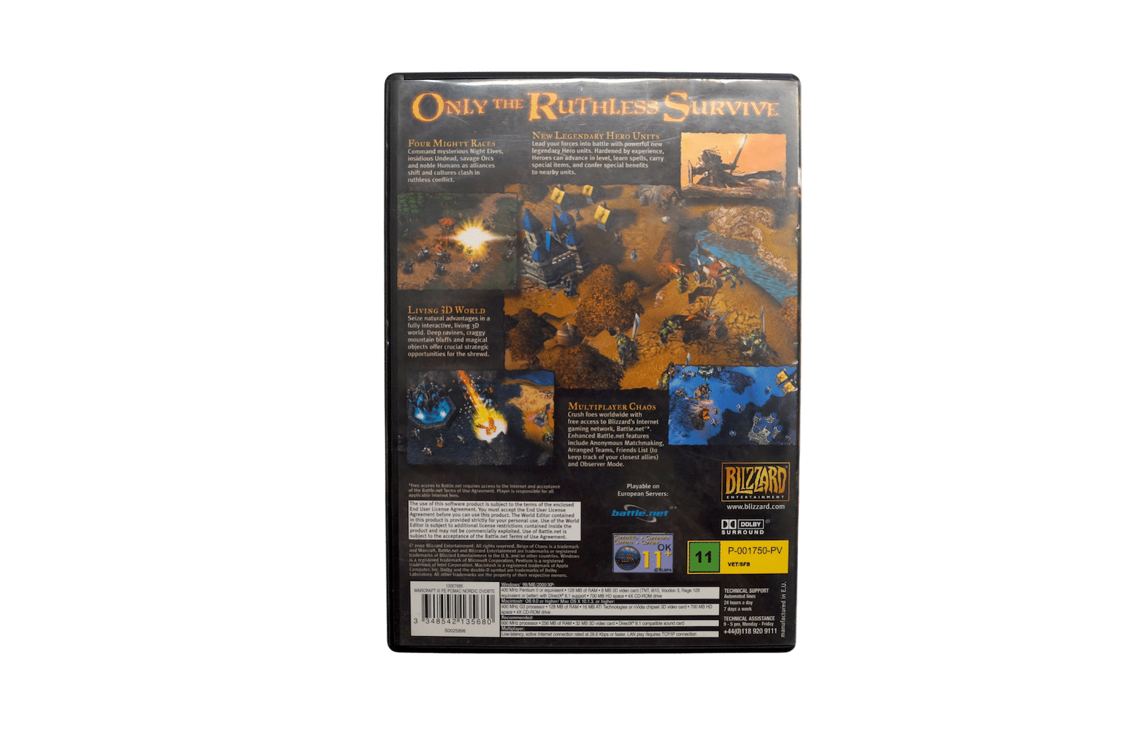 Warcraft III: Reign of Chaos – PC (Brugt)