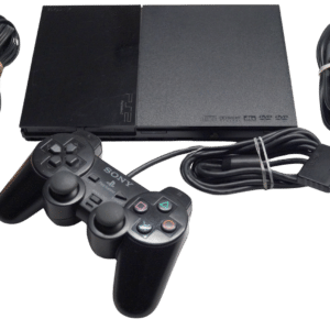 Sony PlayStation 2 Slim SCPH-90004 Sort – PS2 (Brugt)