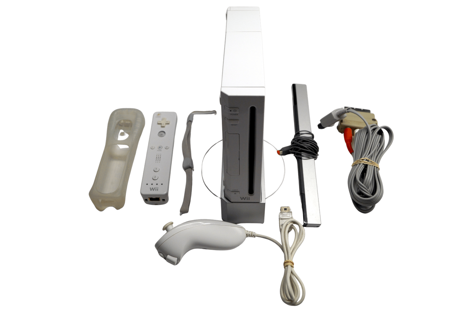 Nintendo Wii Konsol Hvid – Komplet med Wii Remote & Nunchuk (Brugt)