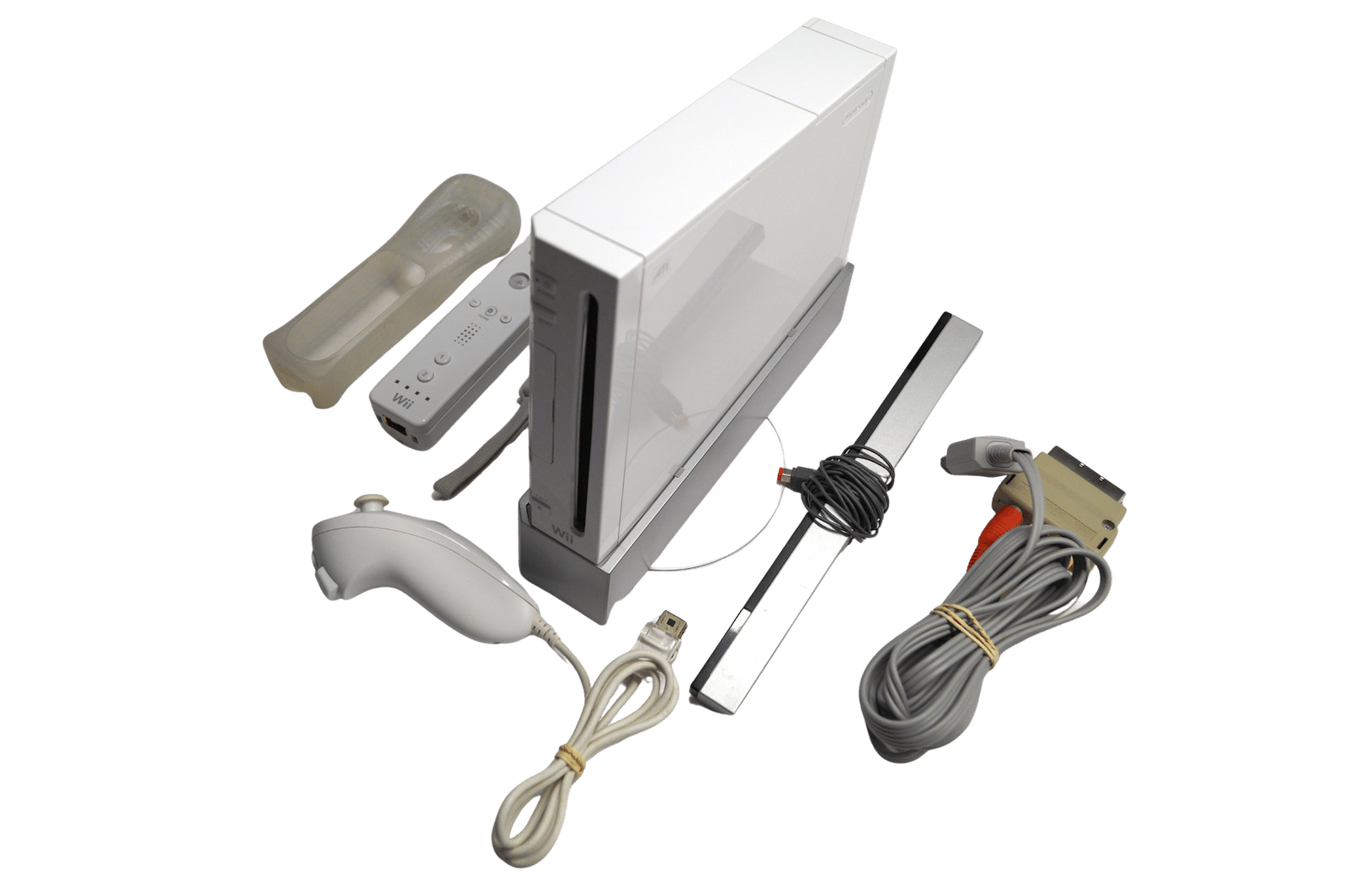 Nintendo Wii Konsol Hvid – Komplet med Wii Remote & Nunchuk (Brugt)