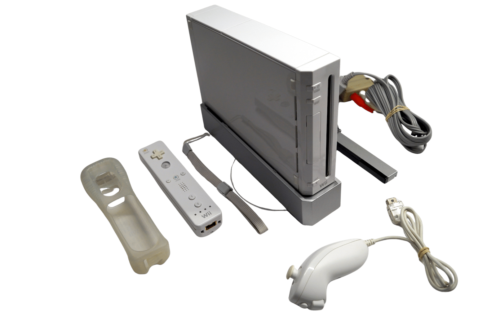 Nintendo Wii Konsol Hvid – Komplet med Wii Remote & Nunchuk (Brugt)