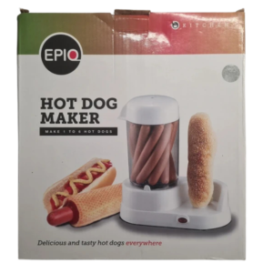 EPIQ Kitchen Hot Dog Maker – Pølse- og Brødvarmer (Ny i åben emballage) – Alle varer – Front cover
