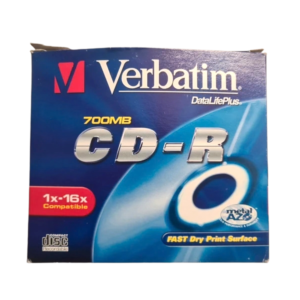 Verbatim DataLifePlus CD-R 700MB 1x-16x Metal AZO – 10 stk. (Nye i folie) – Alle varer – Front cover