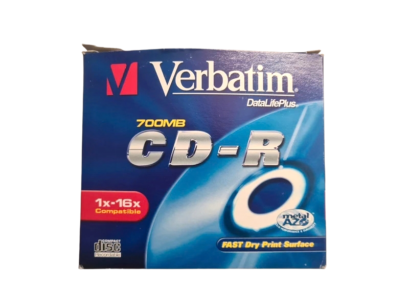 Verbatim DataLifePlus CD-R 700MB Metal AZO 10 stk. nye i folie