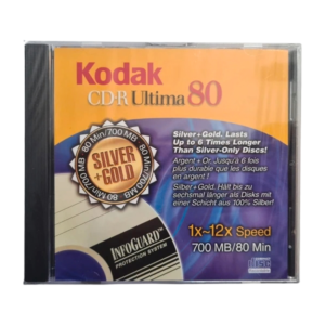 Kodak CD-R Ultima 80 Silver+Gold 700MB 1x-12x – 10 stk. (Nye i folie) – Alle varer – Front cover