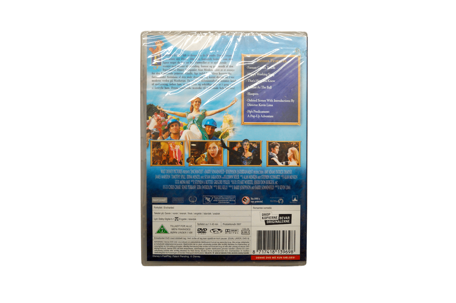 Walt Disney Fortryllet - DVD (Ny)