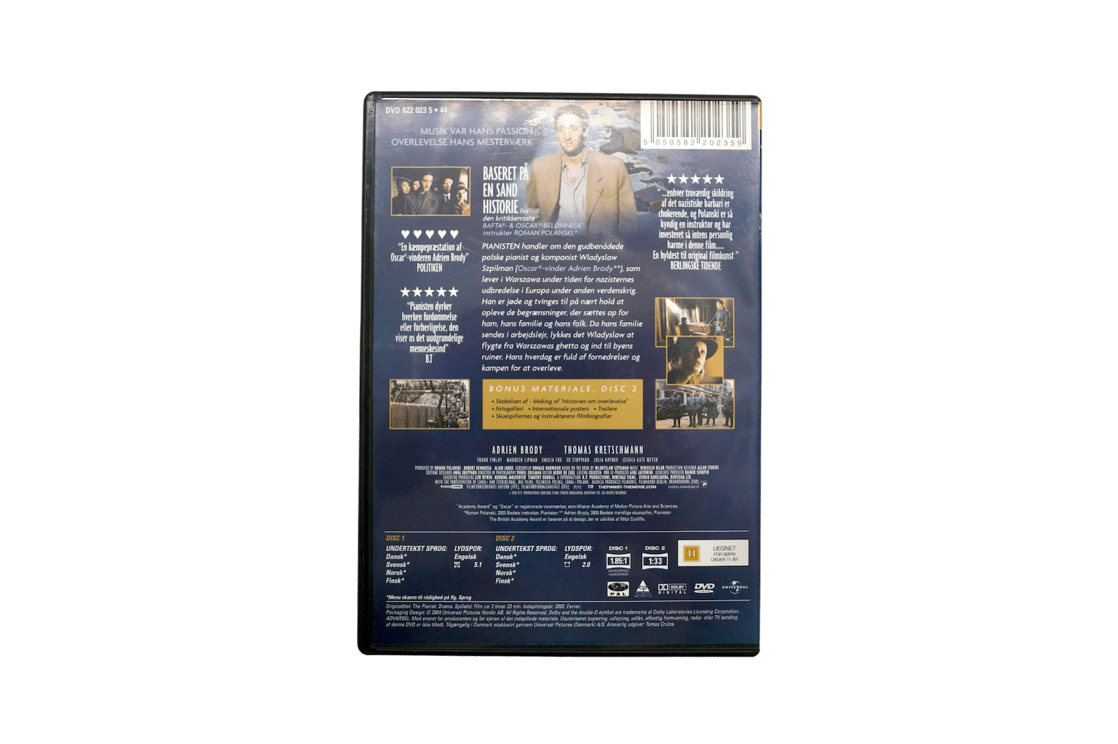 Pianisten – Double Disc Special Edition - DVD (Brugt)