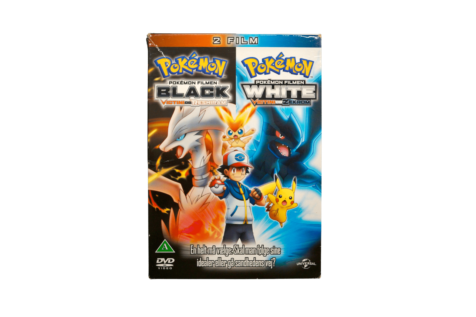 Pokémon: Black Victini og Reshiram / White Victini og Zekrom – 2 Film – DVD (Brugt)