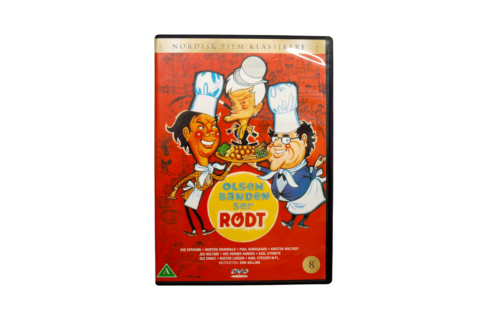 Olsen Banden ser RØDT - DVD (Brugt)