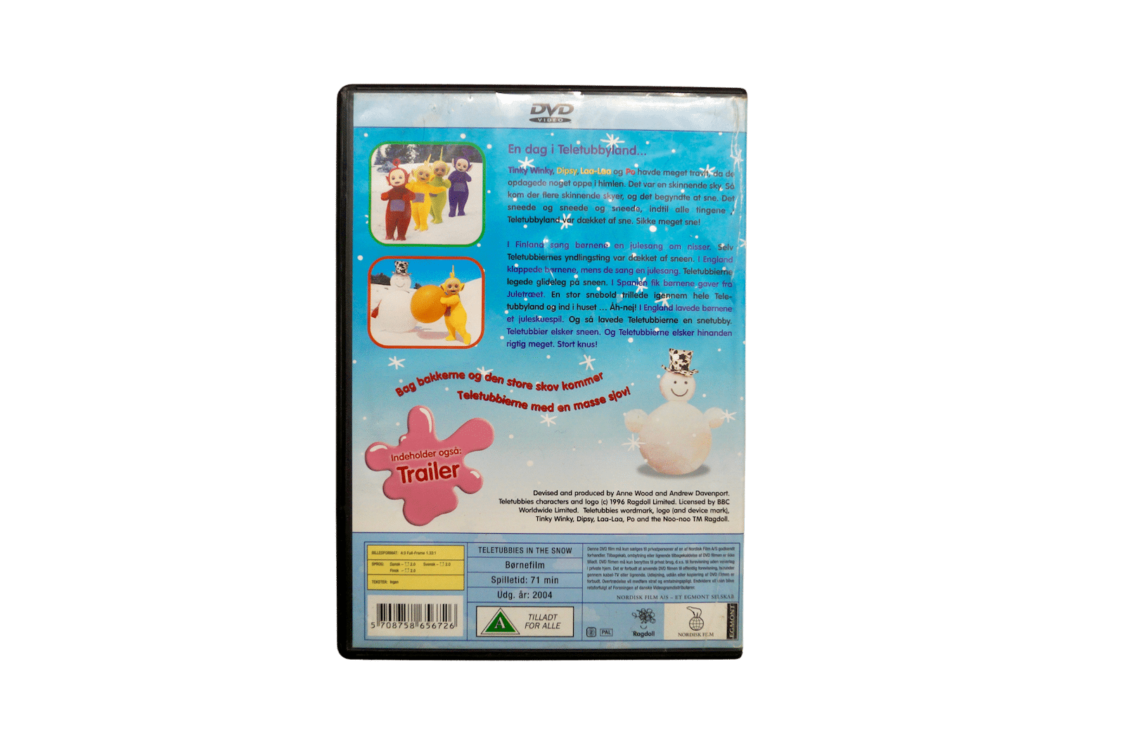 Teletubbies i Sneen – DVD (Brugt)